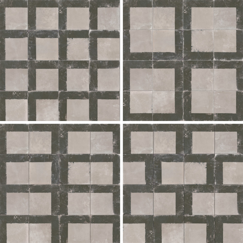 Kings Brush Line 8-3/4 in. x 8-3/4 in. Porcelain Floor and Wall Tile