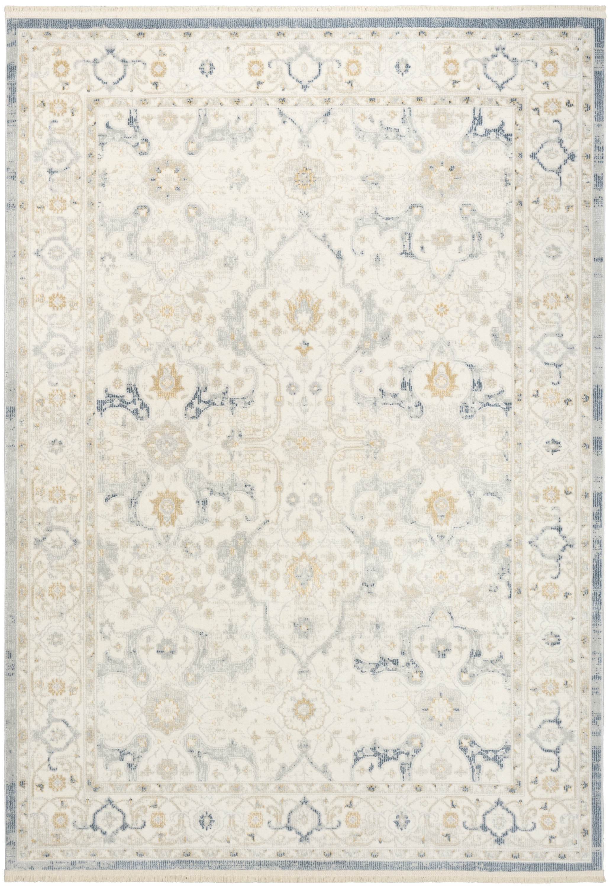 Nourison Pardis 5'3" x 7' Light Blue Vintage Indoor Rug