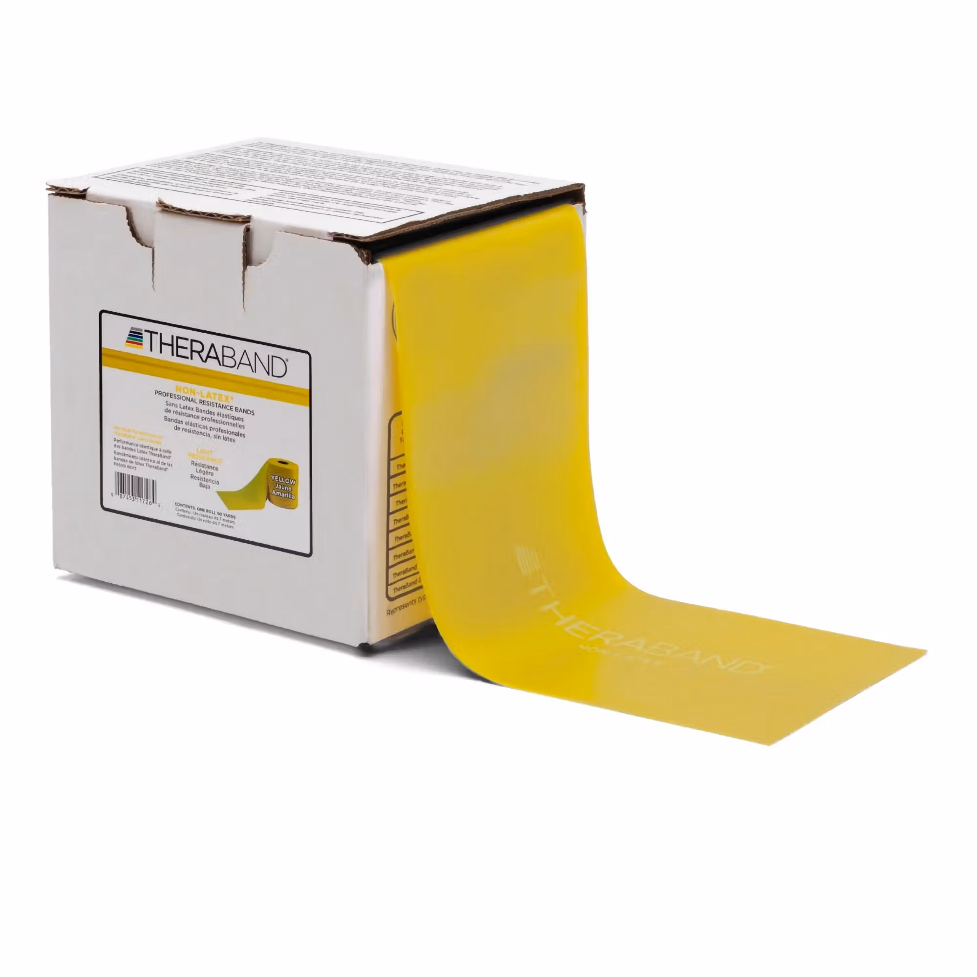 TheraBand® Professional Light Exercise Resistance Band, Yellow, 25 Yard