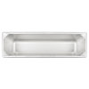 Half-long-size 6-inch-deep Super Pan V® stainless steel steam table pan