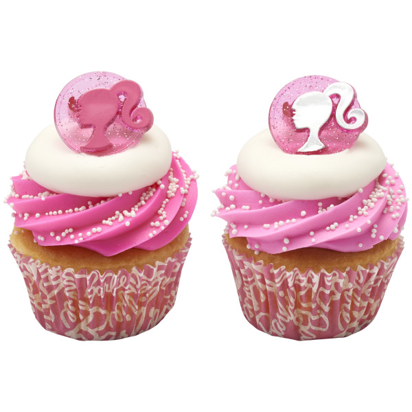 Barbie™ Silhouette Cupcake Rings