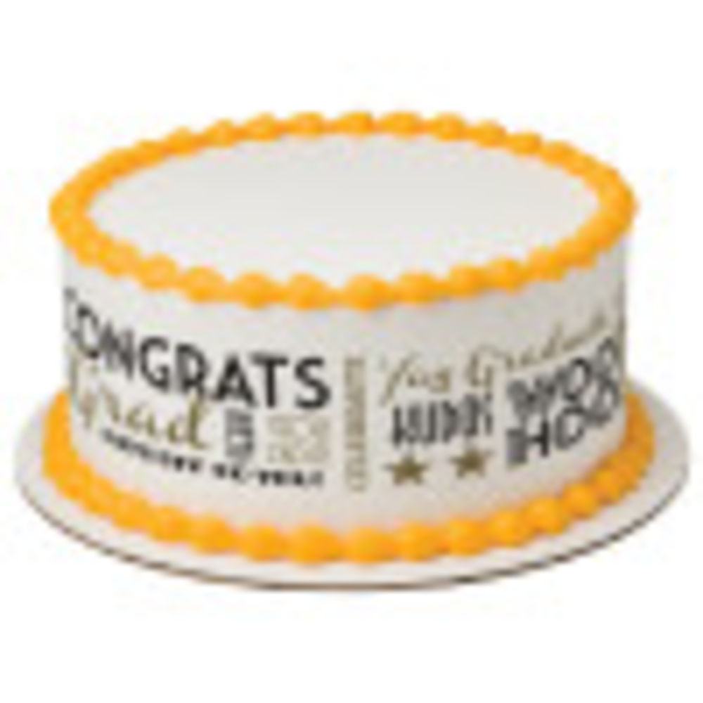 Image Cake Classic Contemporary Congrats