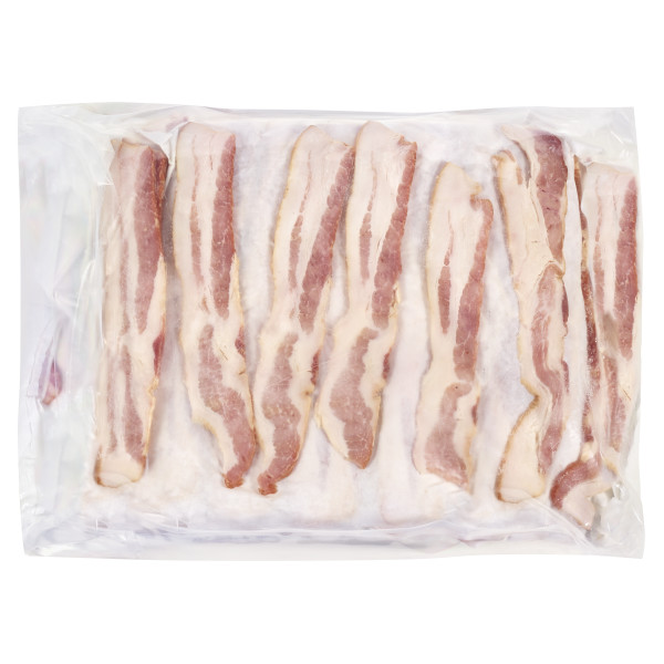 GRIDDLEMASTER(r) Bacon, Applewood, 9/13 slice, 15 lb . C1CB - Front Center Inner Pack (Hi Res)