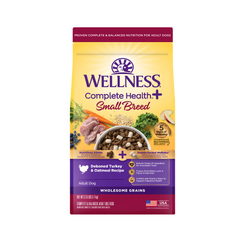 Wellness Complete Health +  Turkey & Oatmeal Recipe Front packaging
