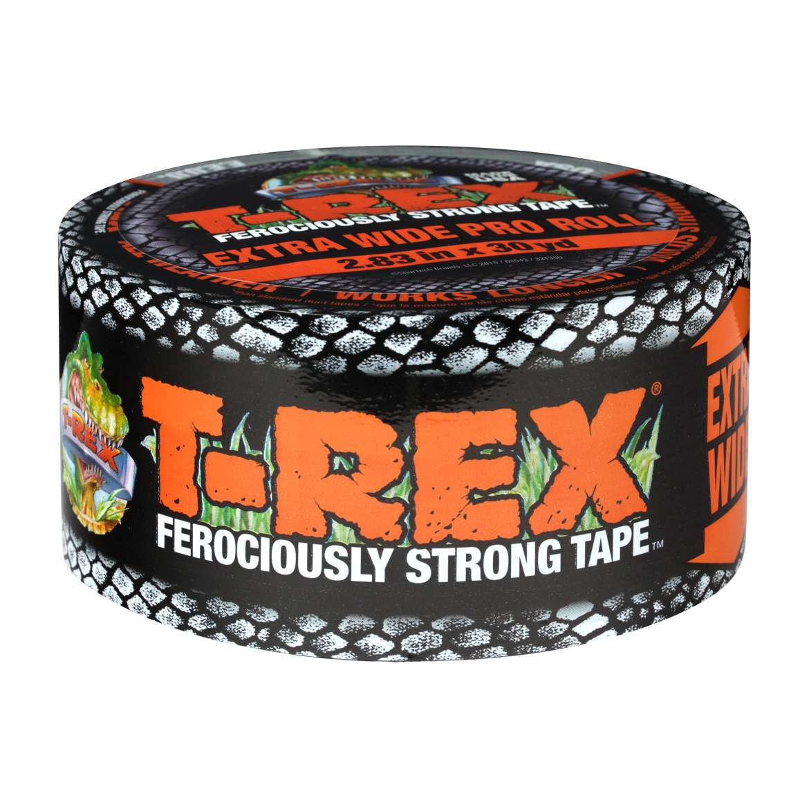 T-Rex® Tape Extra Wide Roll - Gunmetal Gray, 2.83 in. x 25 yd.