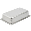 Fourth-size 2 ½-inch-deep Super Pan V® stainless steel steam table pan