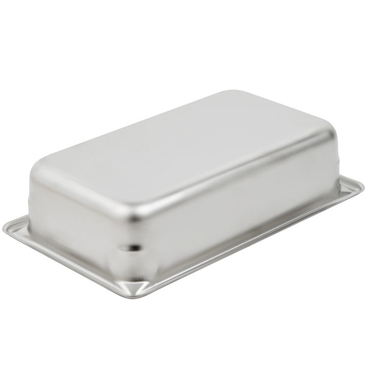 Fourth-size 2 ½-inch-deep Super Pan V® stainless steel steam table pan