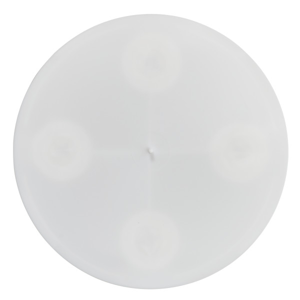 7" Round White Separator Plate