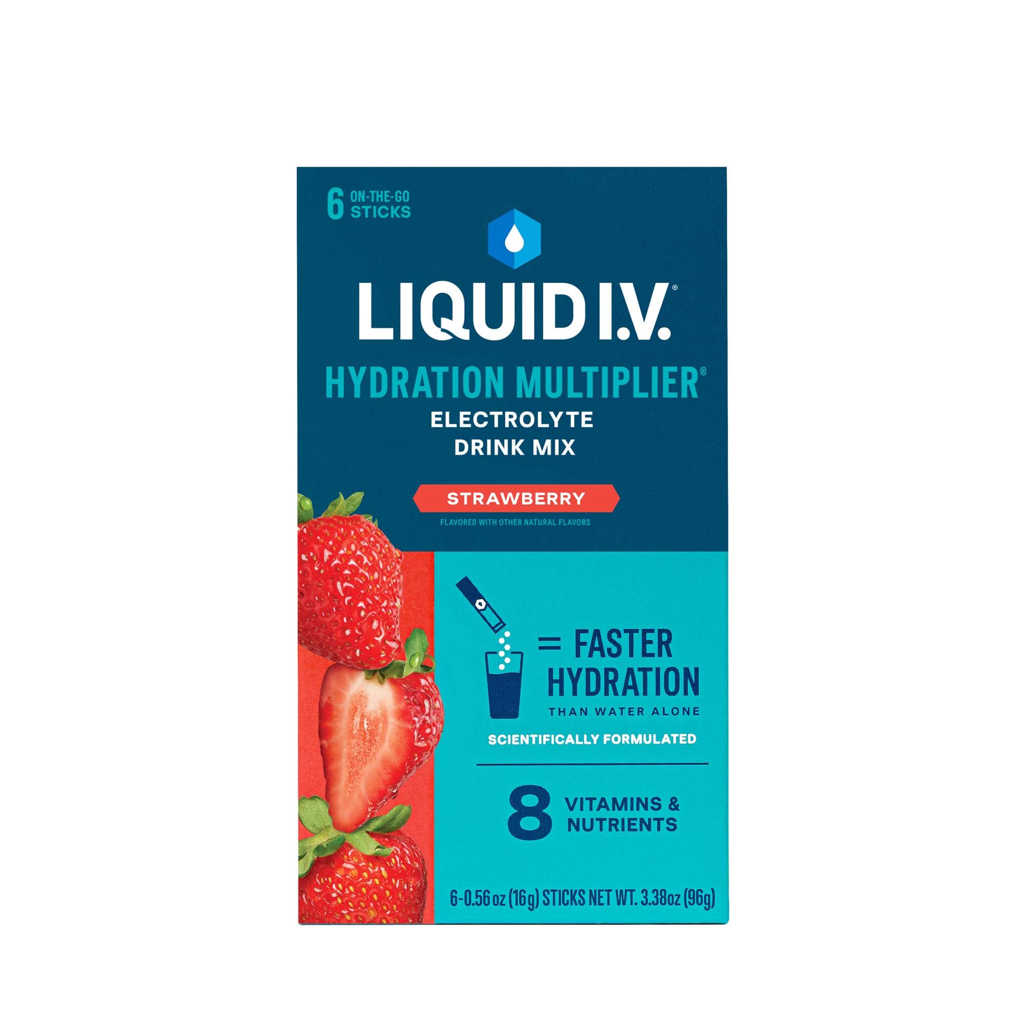 The LIV Group Inc LIQUID IV, PDR HYDRATION STRWBRY (6/BX 12BX/CS)