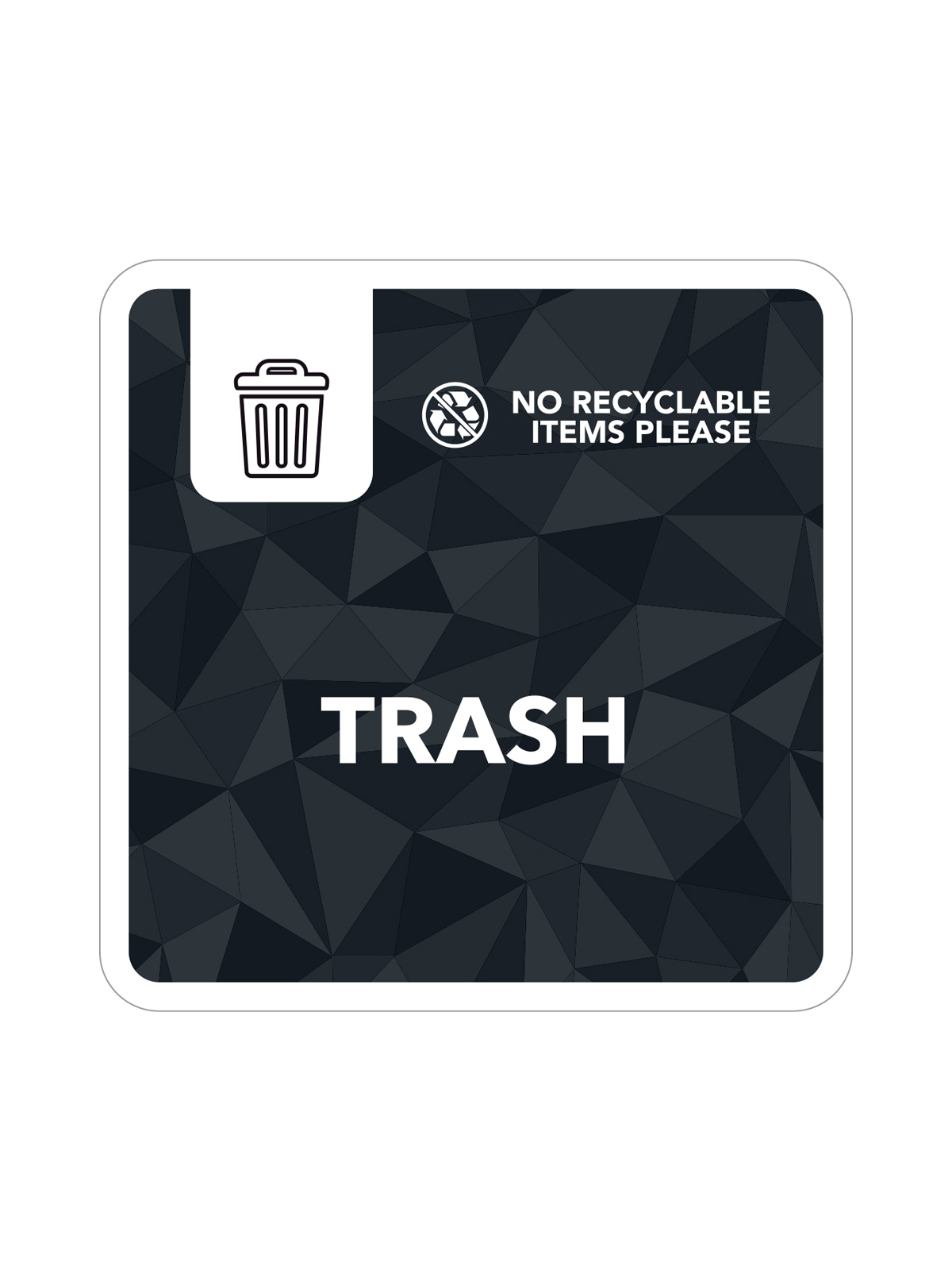 MOSAIC – Label – Trash – Black