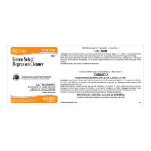Label RTU 961 GS Degreaser Cleaner