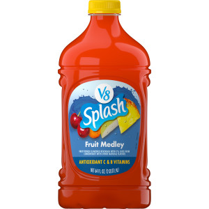 V8 Splash® Fruit Medley Flavored Juice Beverage, 64 fl oz Bottle (6 Pack)