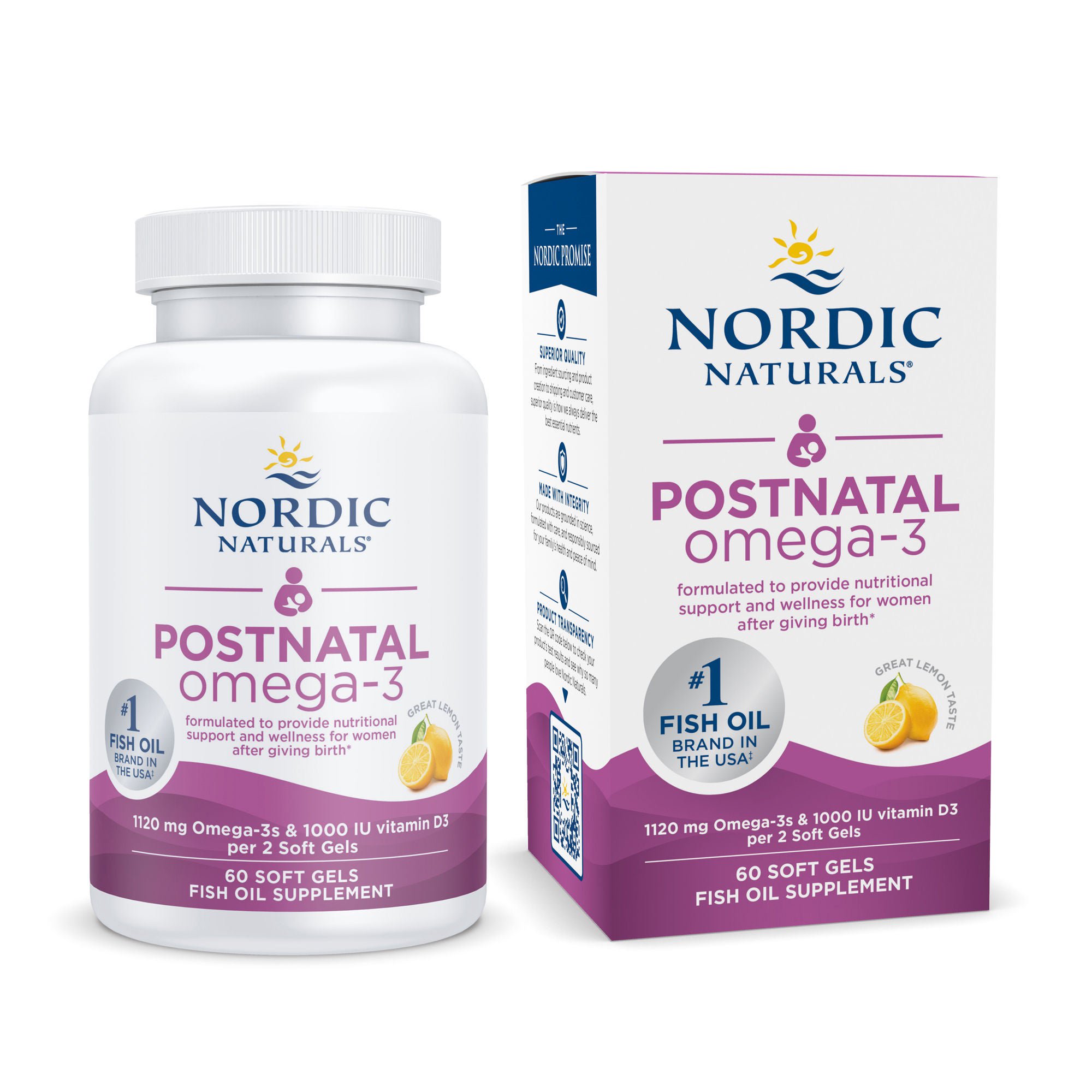 Nordic Naturals® Postnatal Omega-3 DHA / EPA Dietary Supplement