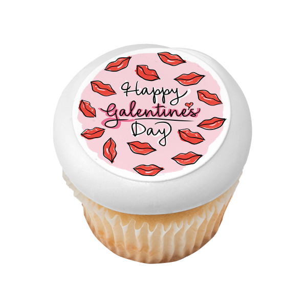 Happy Galentine's Day PhotoCake® Edible Image®