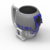 Star Wars 13 ounce Coffee Mug and Spoon, R2D2