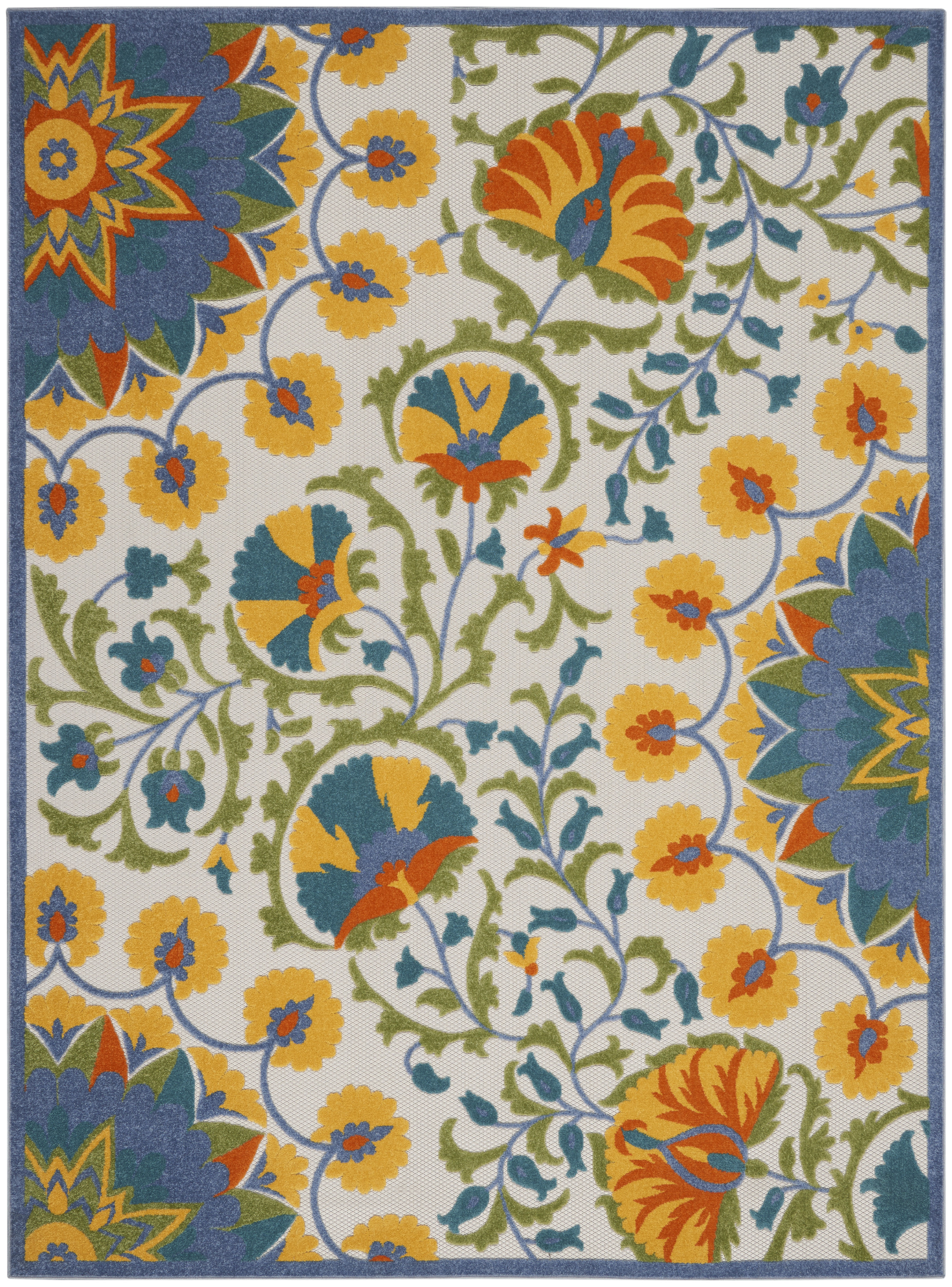 Nourison Aloha 7' x 10' Multicolor Transitional Rug