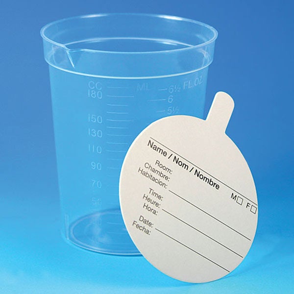 Globe Scientific Specimen Container with Pour Spout, 192 mL