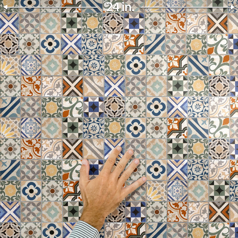 Benisa Taco Paladio 2-1/8 in. x 2-1/8 in. Porcelain Floor and Wall Tile