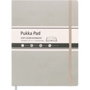 Pukka Soft Cover Lettersize College Ruled - Oatmeal
