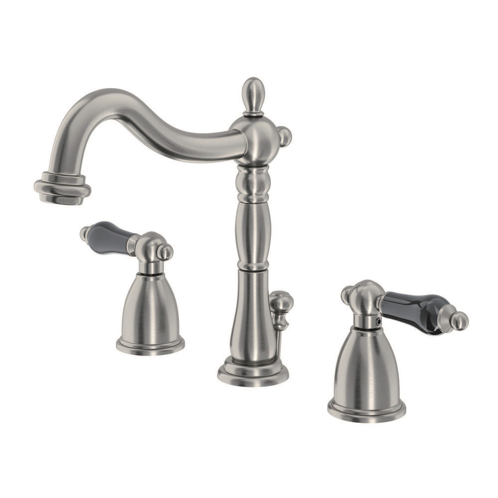Widespread Bathroom Faucet Brushed Nickel with Pop-Up Drain, and 3 Finish Options
