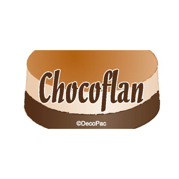 Chocoflan Promotional Label