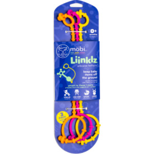 LIINKLZ&reg; Teether ,Vibrant, 3-Pack