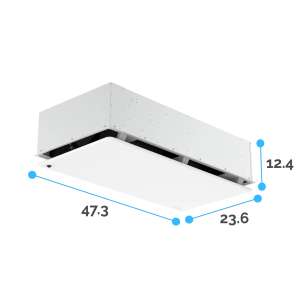 Fellowes, Array™, AR2 Air Purifier, Ceiling Mounted, Hardwired