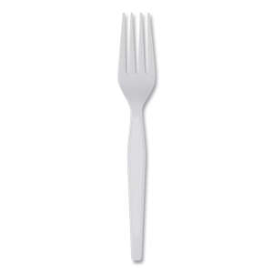 Dixie®, Plastic Cutlery, Heavyweight Forks, White