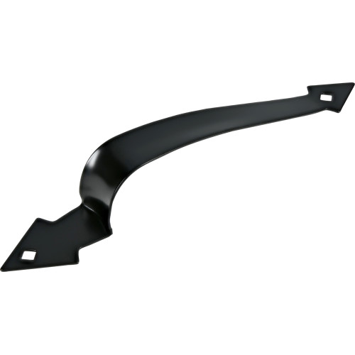 Hardware Essentials Black Ornamental Door Pull 8-3/4