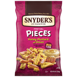Snyder’s of Hanover Pretzel Pieces, Honey Mustard and Onion, 8 oz
