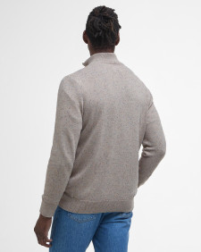 Tainsbury Half-Zip Jumper Stone