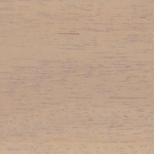 Light beige wooden panel with fine horizontal grain and subtle dark streaks, lying flat and stationary; close-up view under even diffuse lighting, showing smooth, slightly weathered surface texture.