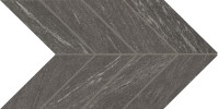 Cosmo Black 2×5 Chevron Mosaic Matte