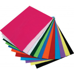 Craft Felt, 9" x 12", 12 Sheets