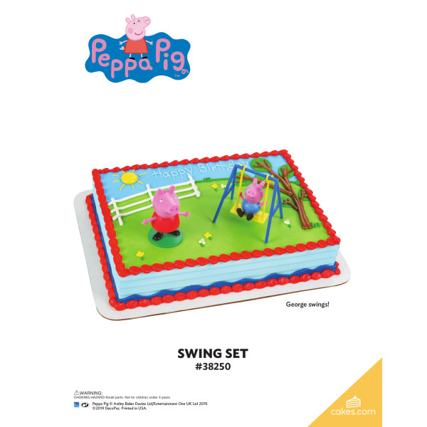 Peppa Pig™ Swing Set The Magic of Cakes® Icing Only Page