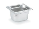 Sixth-size 2 ½-inch-deep Super Pan 3® stainless steel steam table pan