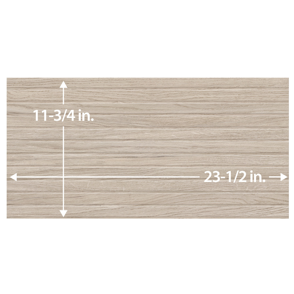 Woodstrip Arce 11-3/4 in. x 23-1/2 in. Ceramic Wall Tile