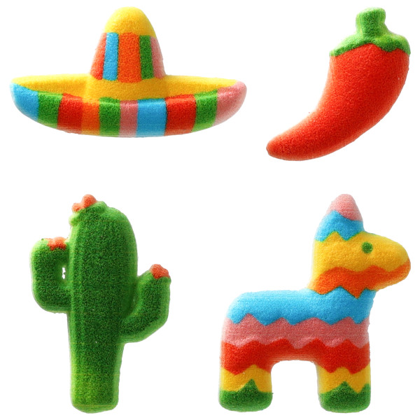 Celebration Assortment - Red 3 Free Dec-Ons® Decorations