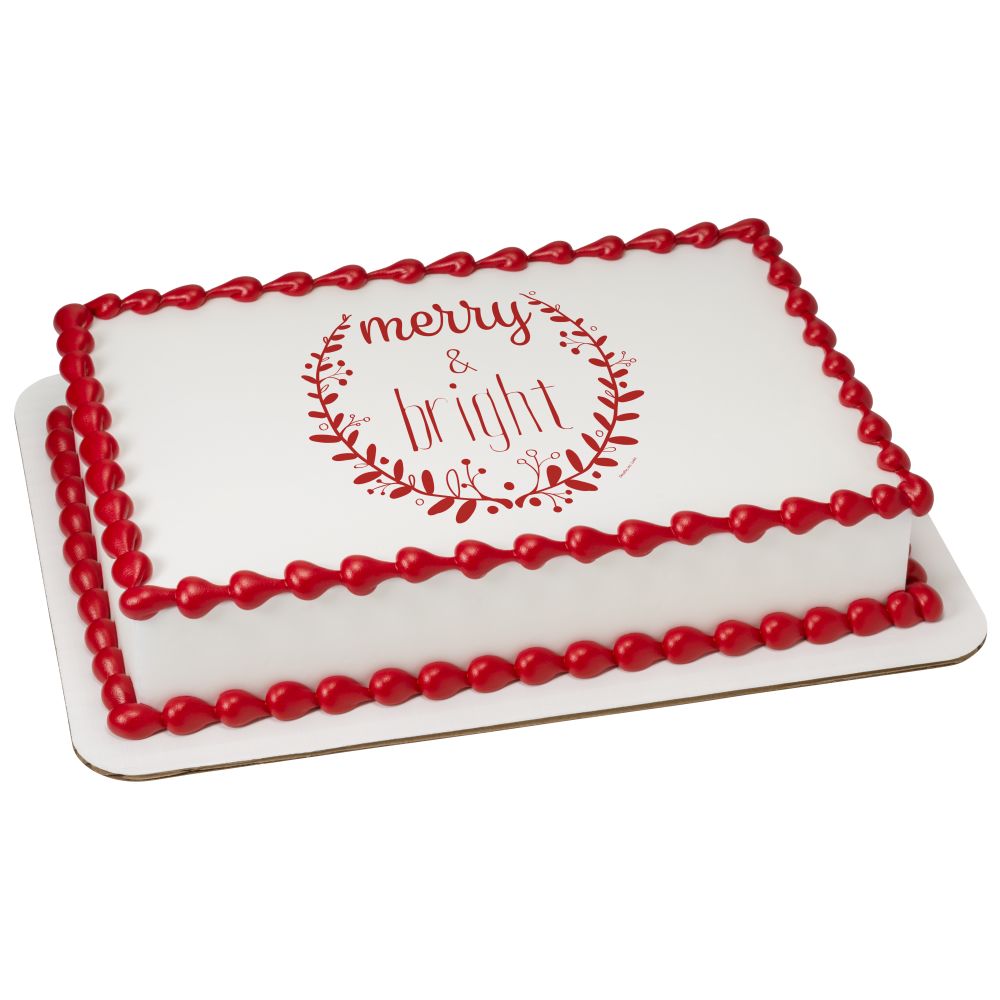 Image Cake Elemental Merry & Bright