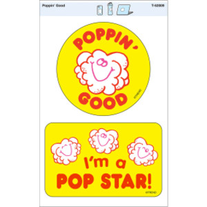Poppin' Good Vinyl Stickers, Pack of 2