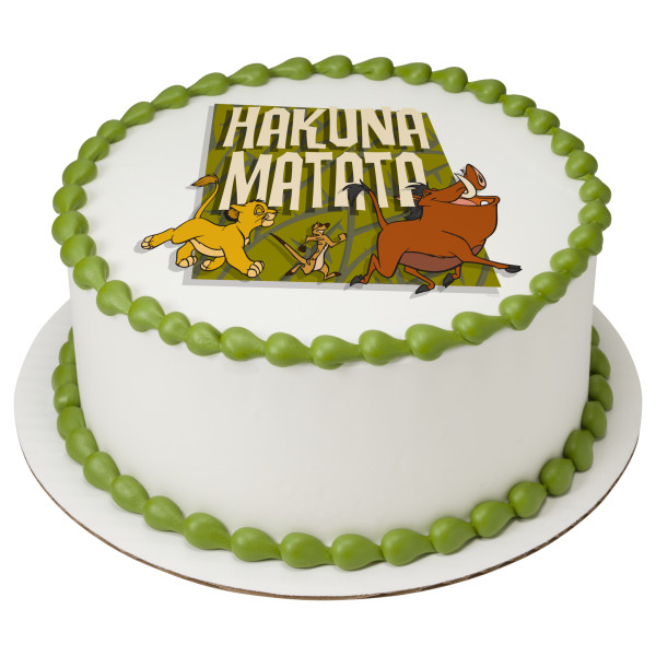 Disney The Lion King Hakuna Matata PhotoCake® Edible Image®