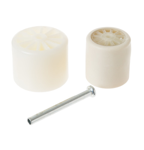 Refrigerator front/rear wheel and axle