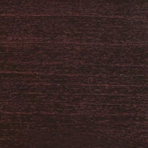 Dark brown, horizontally striated wood-grain surface fills the frame, showing subtle reddish undertones and fine linear texture; close-up, evenly lit flat plane with no other visible features.