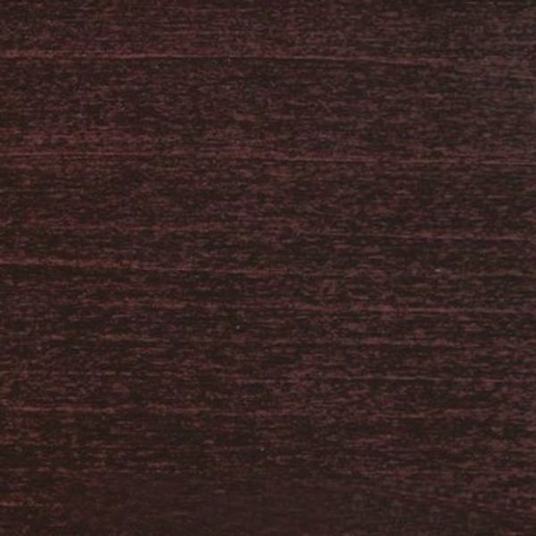 Dark brown, horizontally striated wood-grain surface fills the frame, showing subtle reddish undertones and fine linear texture; close-up, evenly lit flat plane with no other visible features.