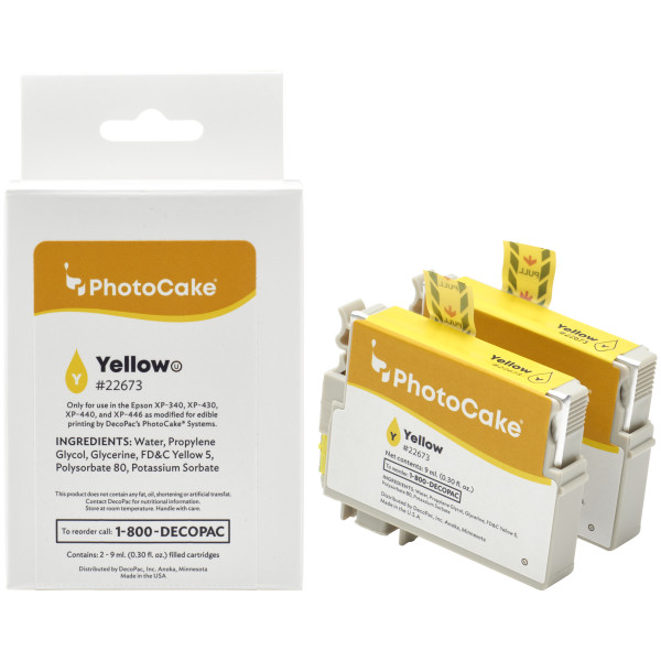 XP340, XP430, XP440 and XP446 Cartridge-Yellow - Red 3 Free PhotoCake® Ink