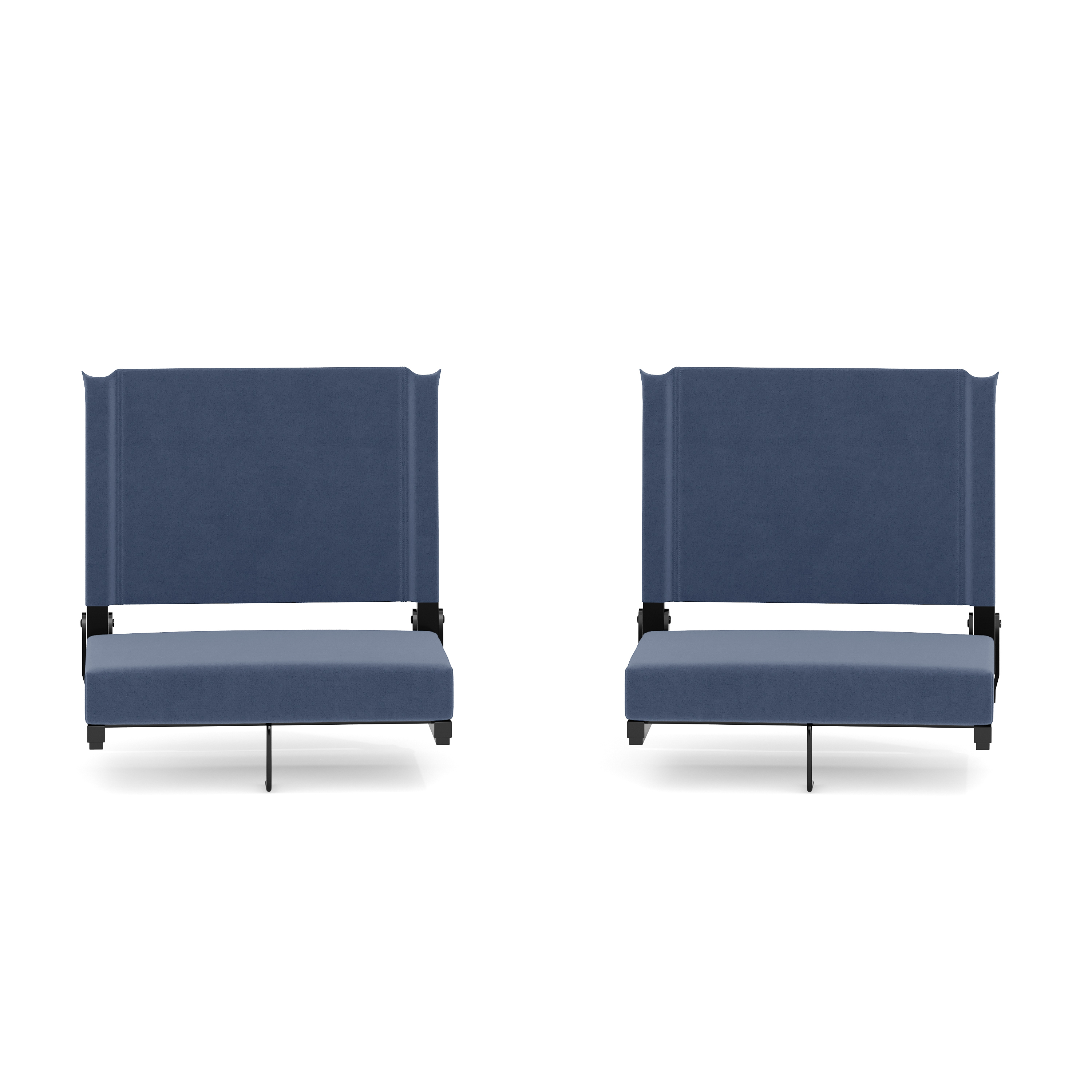 Juego de 2.500 lb. Silla de estadio ligera clasificada con asiento ultra acolchado, azul marino... - Imagen 166 de 175