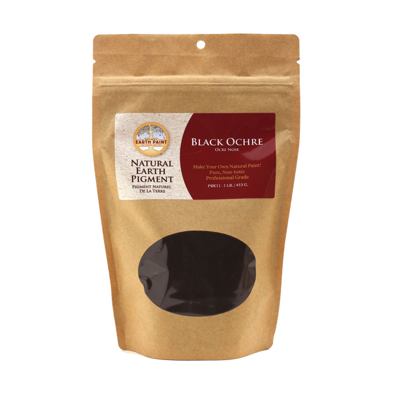 Earth & Mineral Pigments, Black Ochre, 1 lb