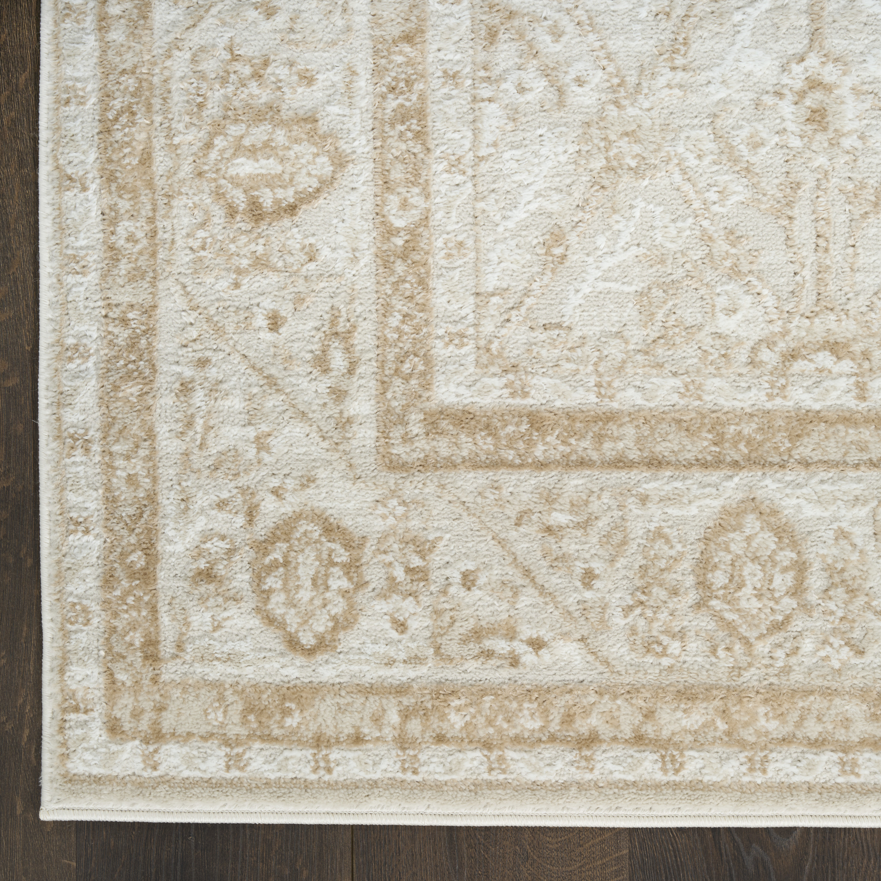 Nourison Dekor 4' x 6' Cream Beige Vintage Indoor Rug