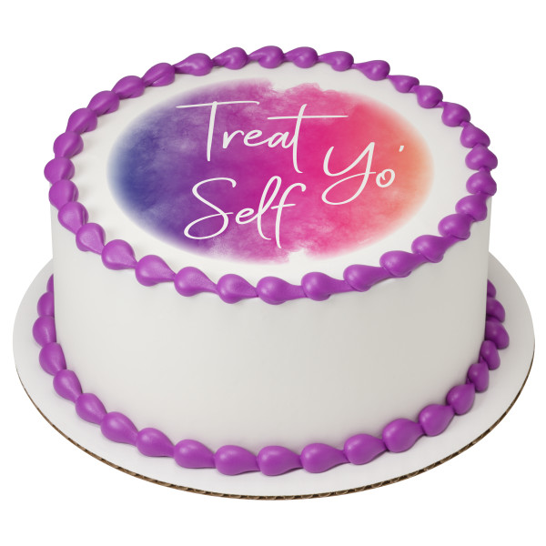 Treat Yo' Self PhotoCake® Edible Image®