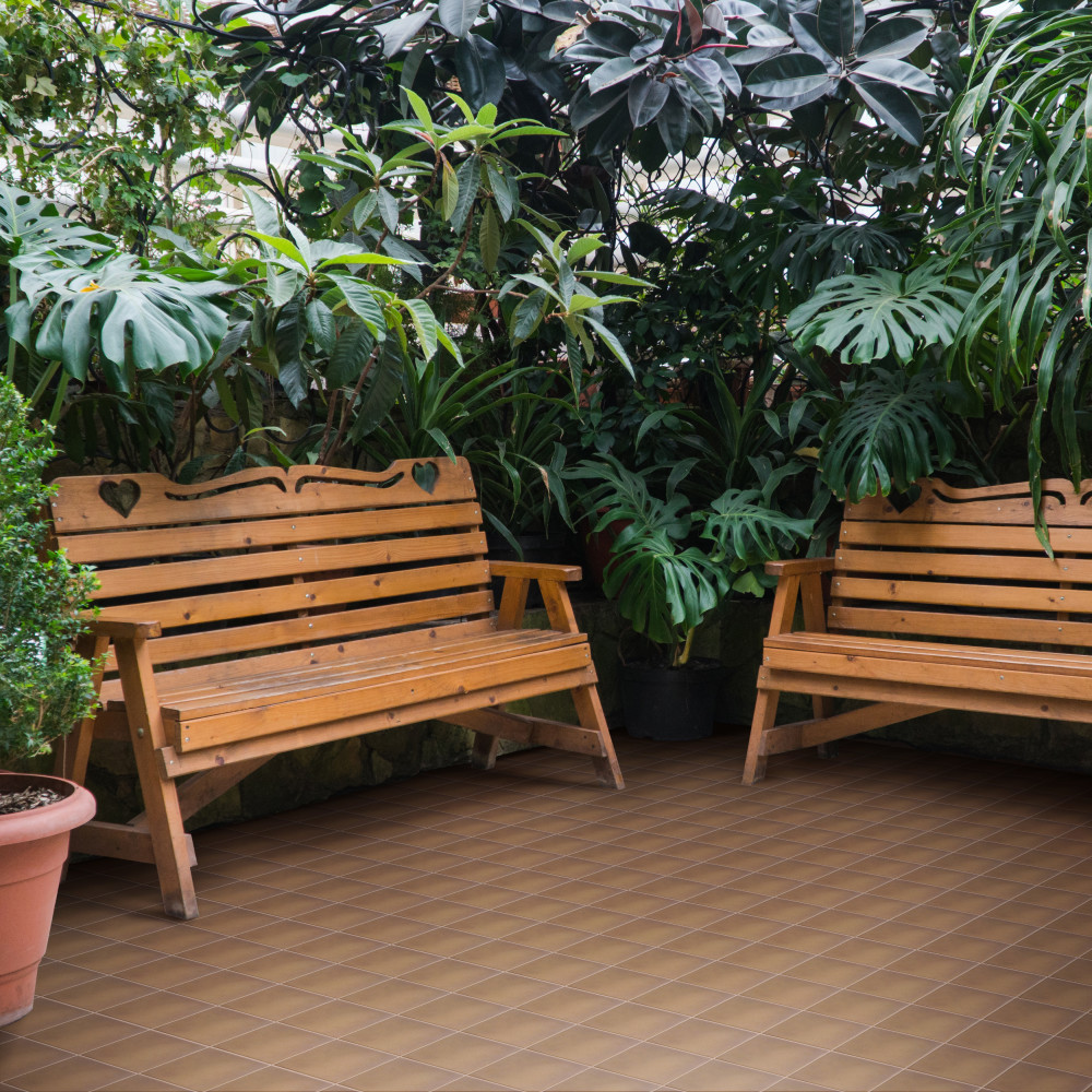 Quarry Flame Brown 5-7/8 in. x 5-7/8 in. Ceramic Floor and Wall Tile